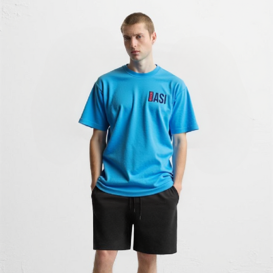 Oversized T-shirt Asischneller - Black, White, Blue, Navy and Grey