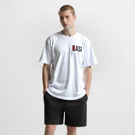 Oversized T-shirt - Black, White, Blue, Navy and Grey